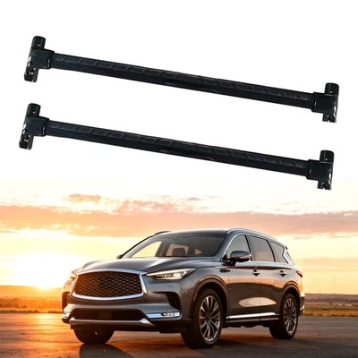 Barra transversal para portaequipajes de techo en stock de EE. UU. para barras transversales Infiniti QX60 2022-2025 negras Foto 1 de 4