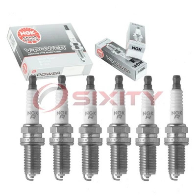 6 pcs NGK V-Power Spark Plugs for 2002-2008 Nissan Maxima 3.5L V6 - Engine rz - Image 1 of 4