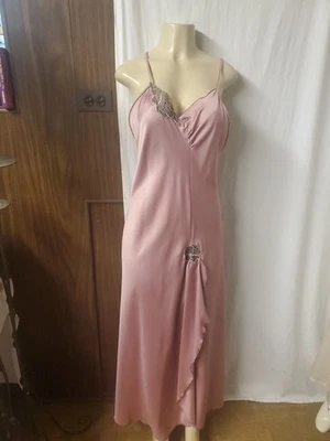 Camisón largo vintage de Kayser grande malva Foto 1 de 4