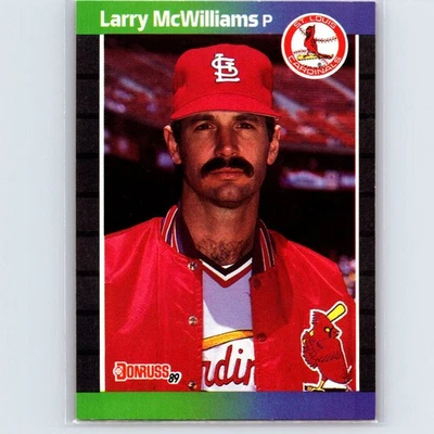 1989 Donruss Larry McWilliams #516 St. Louis Cardinals - Image 1 of 2