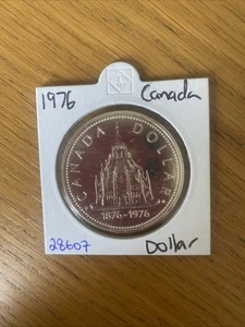 1976 Canada Silver $1 One Dollar Coin (28607) - Picture 1 of 4