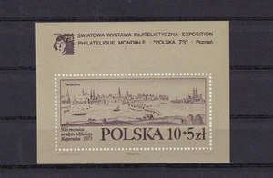 SA24b Poland 1973 Int Stamp Exhibition Polska '73 mint minisheet imperf - Picture 1 of 1