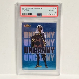 2025 Topps Finest Marvel X-Men '97 Uncanny Storm #91 PSA 10 - Picture 1 of 1