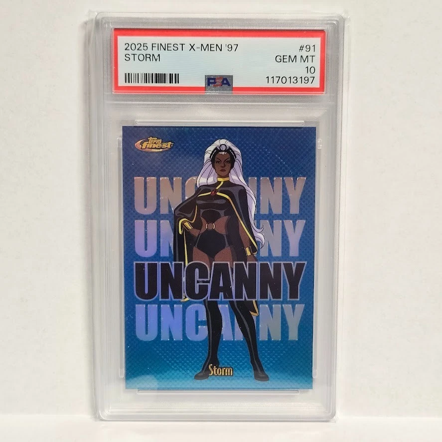 2025 Topps Finest Marvel X-Men '97 Uncanny Storm #91 PSA 10 - Image 1 of 1