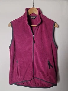 Woolrich Damen Fleece Weste Lila Burgund Größe M - Bild 1 von 4