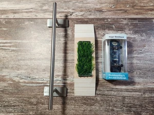 Profi Holz Fingerboard Mini Skateboard - mit Rampe N Rail Combo Set - Bild 1 von 10