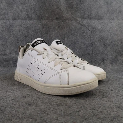 Adidas Zapatos Mujer 6 Tenis Informales Estilo de Vida Atlético Blanco Con Cordones Bajo Neo Foto 1 de 4