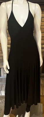 KAMALIKULTURE by Norma Kamali Vestido Jersey Negro Leggings Adjuntos Talla Mediana Foto 1 de 4