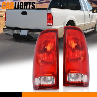 Fits 1997-2007 Ford F150 F250 F350 F450 Super Duty Red Tail Light Left & Right Foto 1 de 4