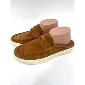 Sofft Slipper Wildleder braun hellbraun bequem Penny Loafer Größe 9,5 Damen Pantoletten - Bild 1 von 9