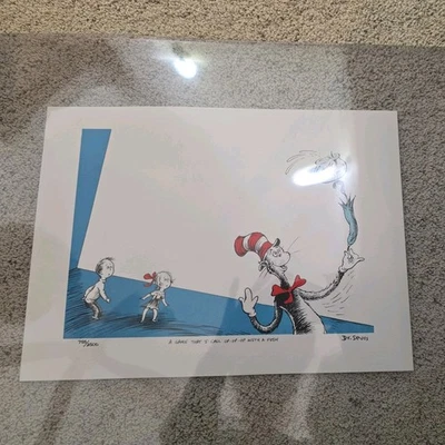 Litografía Dr. Seuss Edición Limitada "Un Juego que Llamo a Un Pez"  Foto 1 de 4