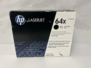 Cartucho de tóner genuino HP 64X negro alto rendimiento CC364X NUEVO SELLADO - Imagen 1 de 5