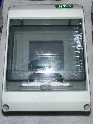 HT-5 1X Caja de Disyuntores Interruptor Eléctrico Hogar Caja de Distribución de Plástico Foto 1 de 4