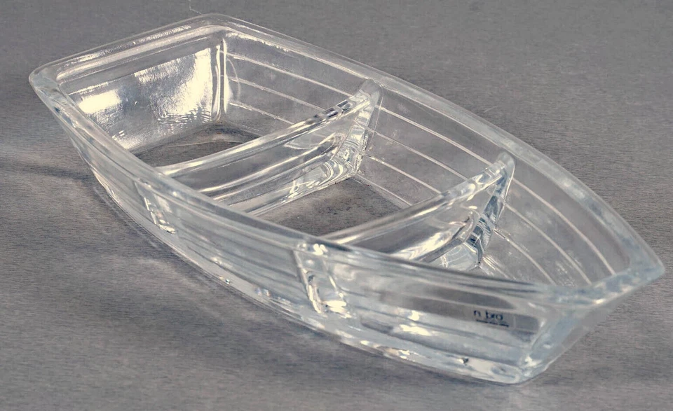 tolle NYBRO Glas Snack Schale Dippschale Design Paul Isling vintage Schweden - Bild 1 von 1