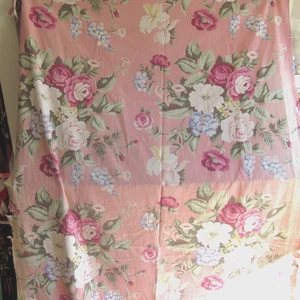 Vintage Stoff/Gardage Blumen Drapierung 40er Jahre *LESEN* - Bild 1 von 10
