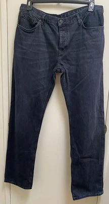 BURBERRY Pants Jeans Denim Brit Slim STEADMAN 38 x 34 Mens Black - Image 1 of 4