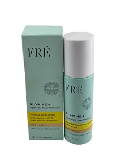 Fre Glow Me + Lightweight Tinted Moisturizer Mineral SPF 30 LIGHT-MEDIUM 1.69 oz - Picture 1 of 1