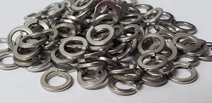 SPLIT LOCK WASHERS 92147A425, No. 8 OD-0.293" (100PCS) - Picture 1 of 3