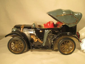 Botella de cerámica Fiat 1904 Italy como modelo de coche años 50 Millefiori Cucchi Starnberg  - Imagen 1 de 12