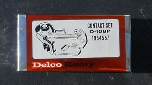 NOS Delco D108P Contact Set Points 1962-1970 Chevy Camaro Corvair Chevy II F85