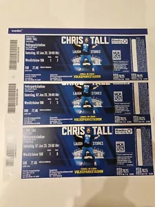 CHRIS TALL 07. 06.2025 Hamburg Tickets (1 Stück) - Block Westtribüne 19B Platz 5 - Bild 1 von 1