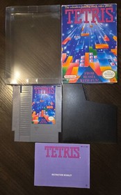 Tetris - (Nintendo NES, 1989) CIB Complete in box Tested/Works 
