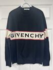 Givenchy Logo Band Knit Crewneck 100% Authentic 