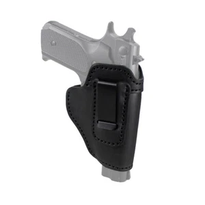 IWB Holster Right Hand Leather Concealed Clip for S&W M&P Shield 9mm Glock 17 - Picture 1 of 5