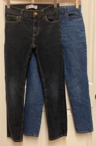 LOT-2 Boys Skinny Stretch Denim Jeans-Levi's 510  (SZ 14) & Oshkosh (SZ 14 Slim) - Picture 1 of 8