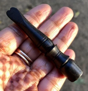 1 PC Handmade Wood Chilam. Wooden Chillam Chillum Smoking Pipe 2.75" Free Ship - Picture 1 of 8