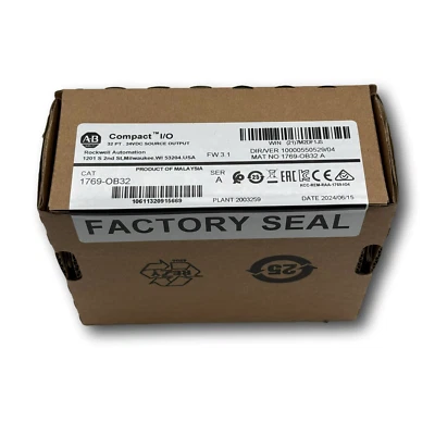 Modulo D/O Allen-Bradley 1769-OB32 SER A CompactLogix 32 24VDC (nuovo sigilla... - Immagine 1 di 4