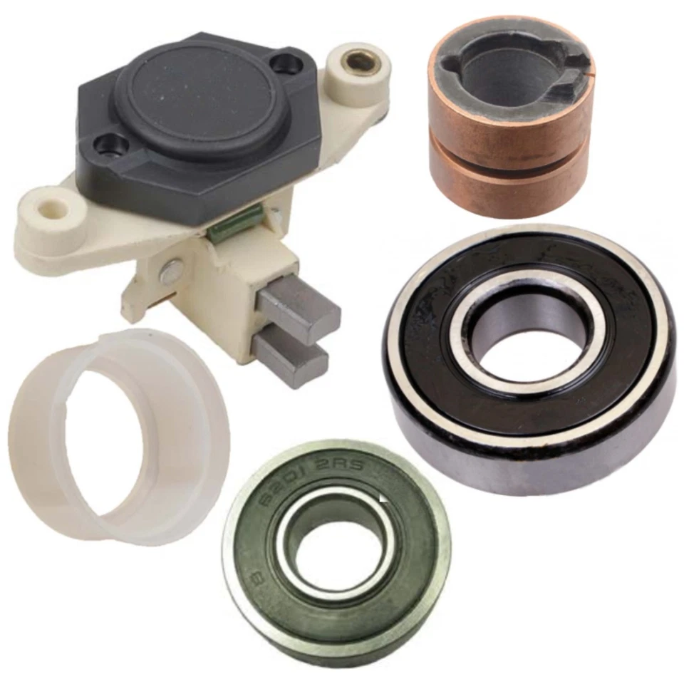 Kit de reconstrucción de alternador para Volvo 740 1987-91 cepillos reguladores rodamientos anillo deslizante Foto 1 de 1