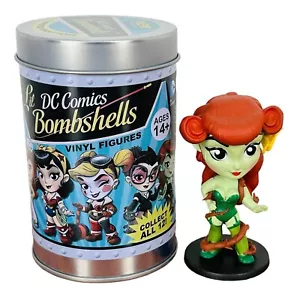 POISON IVY LIL DC COMICS BOMBSHELLS MINI VINYL FIGURE TIN CAN Batman Villains - Picture 1 of 9