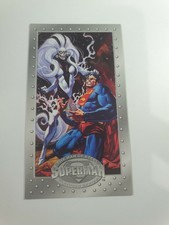 Skybox 1994 Platinum Series The Man of Steel Superman Large Trading Card 45