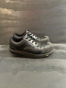 UNISEX Omega Black Steel Toe Safety Shoes Size 4-4.5 EU 38
