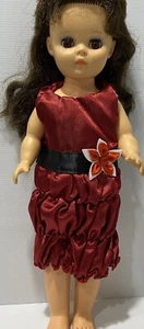 Dolls ClothesOur Generation OG American Girl size 18 inch 45cm Red Ruffle Dress - Picture 1 of 8