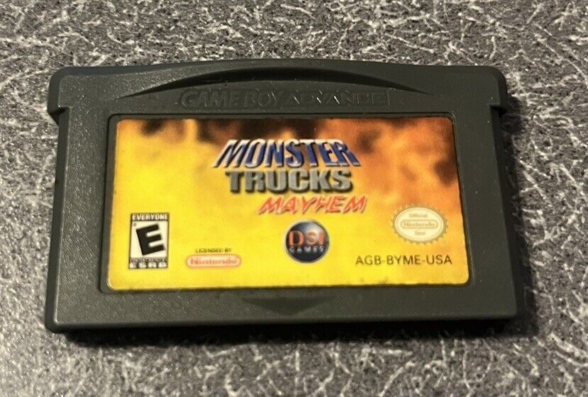 Monster Trucks Mayhem - Nintendo Game Boy Advance 