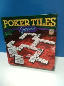 2005 Poker Tiles Game By Masterpiece Tile Game And Poker In One Game - Picture 1 of 6