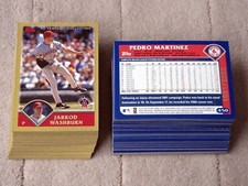 2003 Topps Gold Baseball Serial # /2003 (Pick Your Players)