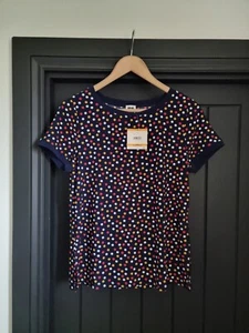 Anne Klein Spotty Short Sleeve T-Shirt Size Small BNWT - Picture 1 of 16