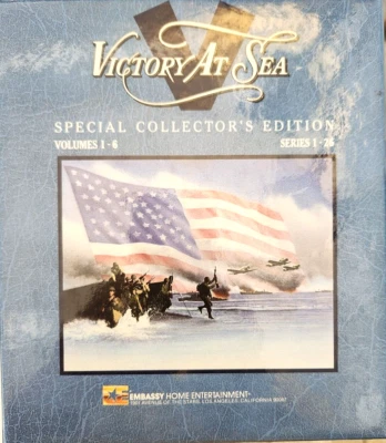 Victory At Sea Special Collectors Edition Volumes 1 -6 VHS Tape Box Set - Image 1 of 3