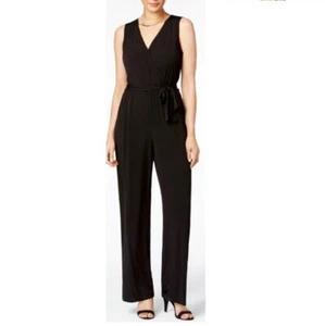 NY Collection Women Petite PXL Black Sleeveless Jumpsuit NWT BC29 - Picture 1 of 3