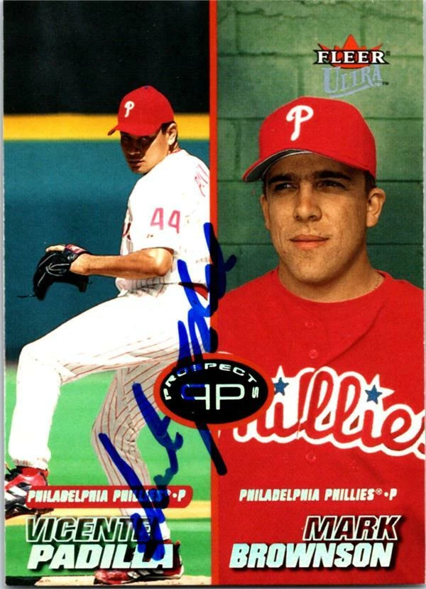 Vincente Padilla autographed baseball card (Phillies) 2001 Fleer Ultra #250 - Image 1 of 1