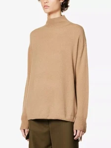 NEU MIT ETIKETT $ 575 360 KASCHMIR Goldie Rollkragenpullover 100 % Kaschmir gesalzenes Karamell"" - Bild 1 von 8