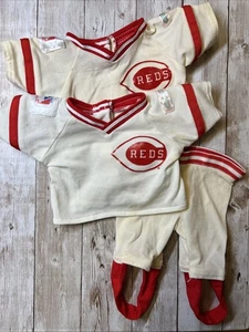 Cabbage Patch Kids CPK CINCINNATI REDS Baseball Jersey 2 Tops Pants Doll Clothes - Picture 1 of 10