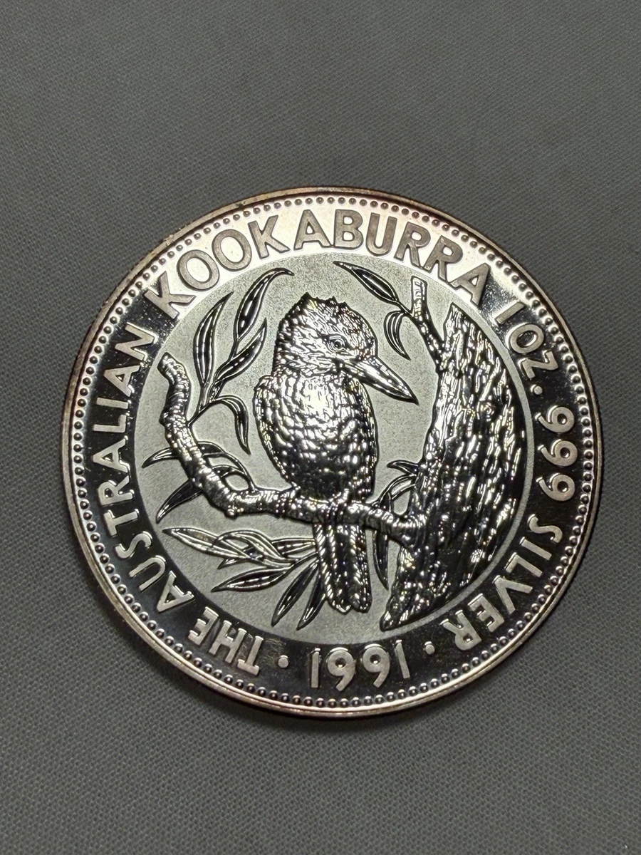 澳大利亚笑翠鸟1991 银币| eBay