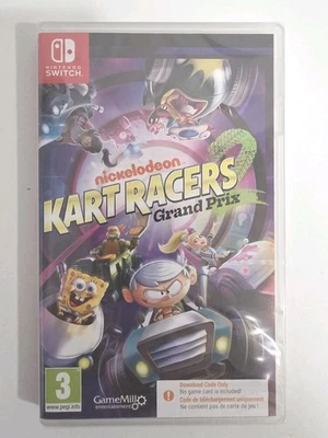Nickelodeon Kart Racers 2 Grand Prix Switch Code-in-a-box New And Sealed