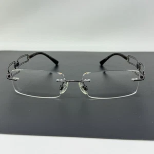 Charmant Line Art XL 2020 PU 50-17-135 Purple Rimless Metal Eyeglasses Frame - Picture 1 of 11