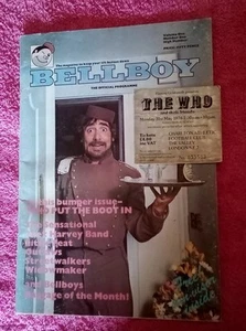 The Who 1976 Ticket Stub Charlton Athletic FC +Bellboy Programme - Picture 1 of 11