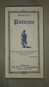 The Trotty Veck Messengers Saranac Lake  inspirational booklet  no. 6 1920 - Bild 1 von 2